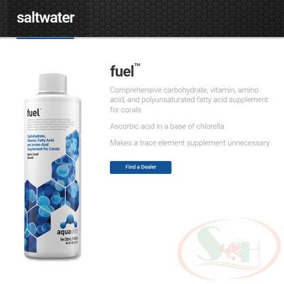 Dinh dưỡng nước biển Aquavitro Fuel For Reefs bổ sung san hô cá biển nước mặn
