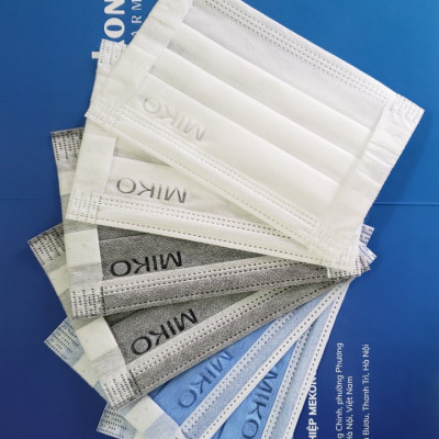 Combo 6 Hộp Khẩu trang trẻ me MiKo cao cấp, có dây đeo mềm không đau tai