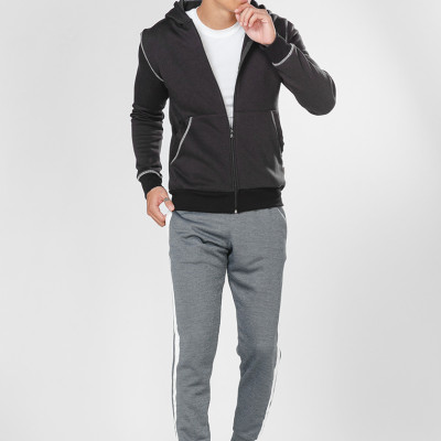 Áo Khoác Nam uni nỉ bông màu đen