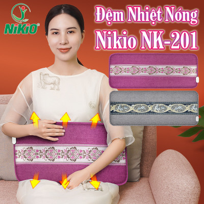 Đệm chườm nóng sưởi ấm toàn thân Nikio NK-201 - Làm nóng nhanh chóng