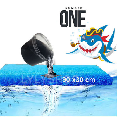 Xốp Lọc 90x30cm & 5 Bông Lọc 60x13cm | Vật Liệu Lọc Nước Hồ Cá Hiệu Quả