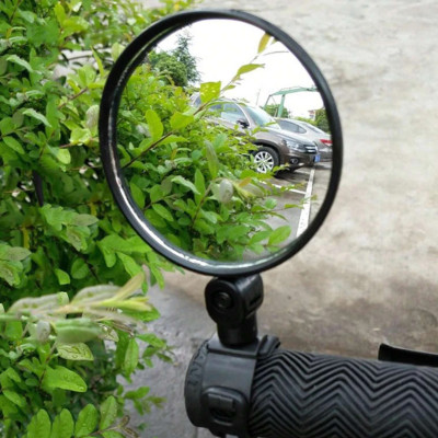 Gương Xe Đạp Kính Chiếu Hậu Tháo Rời Tiên Lợi Kính Lồi 8 Cm Cho Tầm Nhìn Rộng Cleacco Boro Sport 