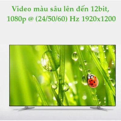 Ugreen UG4020240202TK Màu Đen Bộ chia HDMI 1 ra 4 hỗ trợ phân giải FULL HD - HÀNG CHÍNH HÃNG