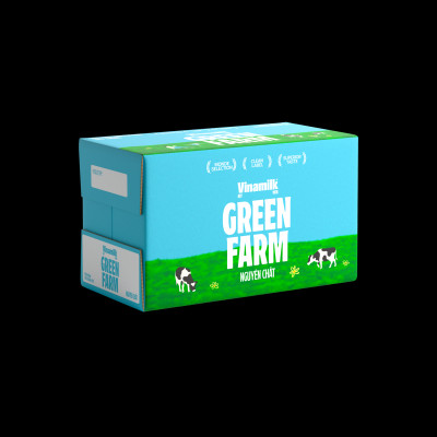 Thùng 12 Sữa tươi tiệt trùng Không đường Vinamilk Green Farm - hộp 1L