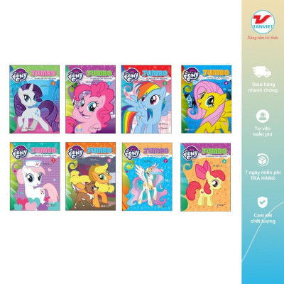 Sách Tô Màu - My Little Pony - Jumbo Tô Màu Và Các Trò Chơi 2 - Tân Việt Books