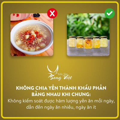 Yến Sào Song Việt -Combo Hộp giấy 2 hũ yến khô