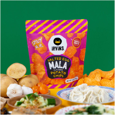 Khoai tây trứng muối vị ớt Mala 80g IRVINS
