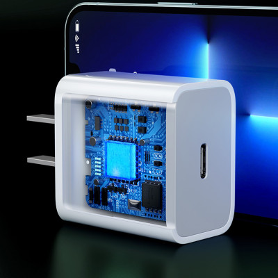 Củ sạc nhanh LI-TOP AC08, PD 20W, đạt chứng nhận 3C tiêu chuẩn quốc gia về an toàn thiêt bị điện, hàng chính hãng bảo hành 12 tháng