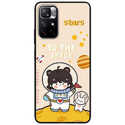 Ốp lưng dành cho Xiaomi Redmi Note 11 5G - Redmi Note 11T - Redmi Note 11S mẫu Cô Gái Vũ Trụ