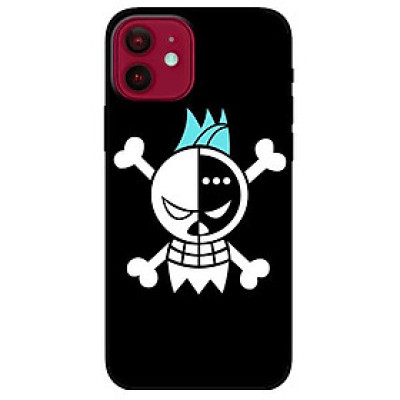 Ốp lưng dành cho Iphone 12 - 12 Pro mẫu Đầu Lâu Tóc Xanh