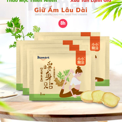 Miếng Dán Nhiệt Giữ Ấm Cơ Thể Chườm Nóng Giảm Đau Bụng Kinh Hamart Toả Nhiệt Kéo Dài Hiệu Quả