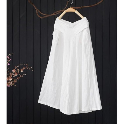 quần váy - thoải mái cho ngày hè, chất liệu đũi - Full size (H3)