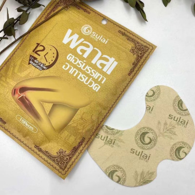 Miếng dán giảm đau đầu khớp gối thảo dược Sulai Wanai Thái Lan (1 túi 10 miếng)