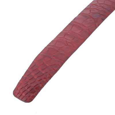 HP4742-43-44-45 - Thắt lưng nam da cá sấu Huy Hoàng nguyên con bụng 3,5P màu đen, nâu đỏ, nâu đất, vàng