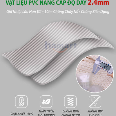 Túi Chườm Giữ Nhiệt Giảm Đau Bụng Kinh Hamart Chườm Nóng Ấm Cơ Thể Chườm Lạnh Hạ Sốt 2 Lớp Bông