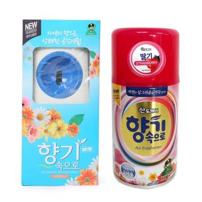 Máy xịt phòng tự động Hàn Quốc Sandokkaebi 450g - Giao màu ngẫu nhiên