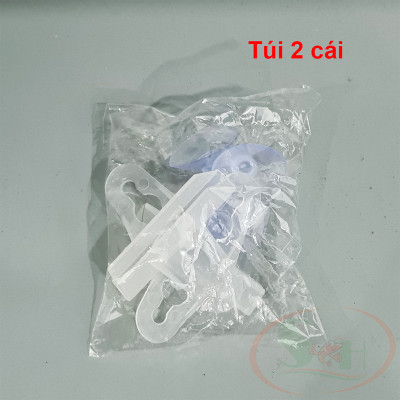Hít nhựa kẹp giữ vách ngăn bể cá chia ngăn hồ nuôi cá tép