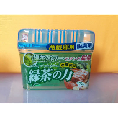 Sáp khử mùi tủ lạnh 150g, khử mùi mạnh mẽ các mùi khó chịu đáng lo ngại với sức mạnh của trà xanh - nội địa Nhật Bản
