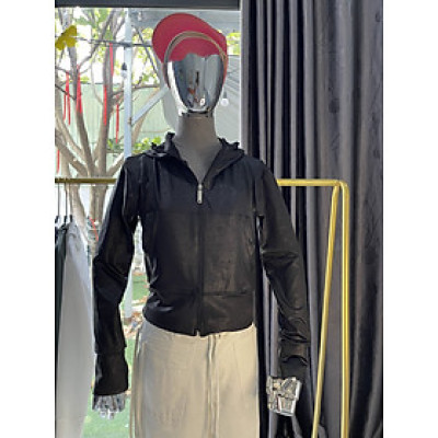 Áo khoác nữ da cá, chất thun giả da thoáng mát mặc chống nắng tốt