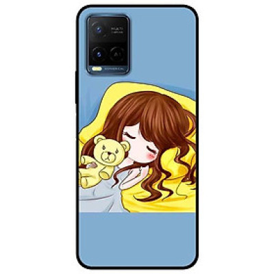 Ốp lưng dành cho Vivo Y21 - Vivo Y21s mẫu Anime Couple Ngủ A