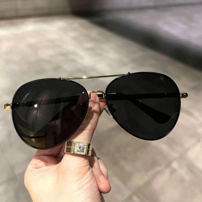 Kính mát thời trang cao cấp cho nam dáng phi công cổ điển Mắt kính chống chói lóa + Tặng phụ kiện kèm theo