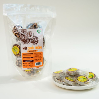 MỨT CHUỐI PHỒNG - KẸO CHUỐI PHỒNG THÀNH LONG 500G - VIỆT NAM