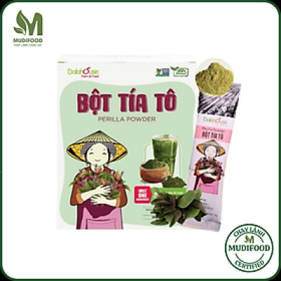 Bột Tía Tô Hữu Cơ Nguyên Chất Sấy Lạnh Dalahouse - Hỗ Trợ Tiêu Hóa, Dạ Dày, Hỗ Trợ Bệnh Gout, Làm Sáng Da Cải Thiện Sắc Tố, Mờ Nám, Hỗ Trợ Giảm Cân, Kích Thích Ra Mồ Hôi, Hạ Sốt, Ngừa Cảm Mạo, Thải Độc