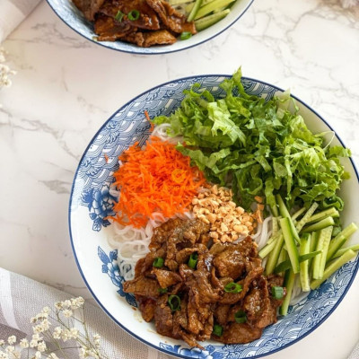 Bún tươi khô Shammi túi 400g (bún tươi sấy khô hàng xuất khẩu không chất bảo quản, không hàn the)