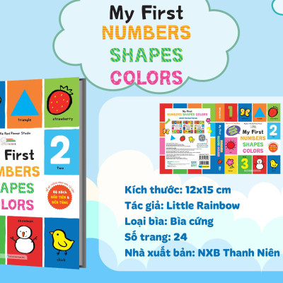 My First Numbers-Shapes-Colors - Con Số, Hình Khối, Màu Sắc - Bìa Cứng