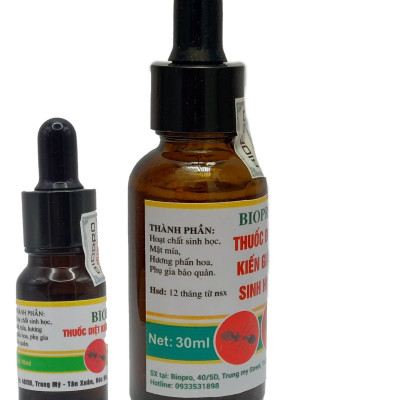 Thuốc diệt kiến gián sinh học Biopro Dạng đầu bóp tiện lợi Diệt tận gốc kiến đen, kiến lửa, kiến hôi, kiến gió, gián
