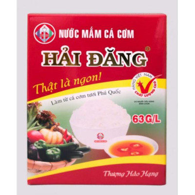 Hộp lốc 6 chai x 50ml – 63 độ – Nước Mắm Hải Đăng