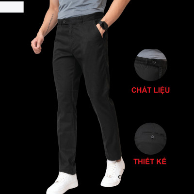 Quần kaki nam màu đen Aligro ALGK039