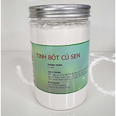 Tinh Bột Củ Sen 100% Nguyên Chất - Cung cấp đầy đủ dưỡng chất cho cơ thể ( Hủ 100gr)