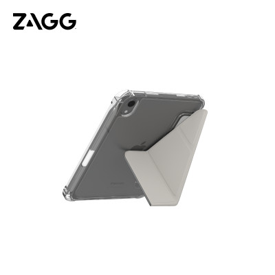 Ốp lưng iPad mini 2024 ZAGG Hampton Folio Light Gray, chống sốc bảo hành 1 năm - Hàng chính hãng