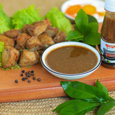 Nước chấm Đen Fosa, muối ớt tắc tươi ngon cho hải sản và BBQ, chay mặn đều dùng được