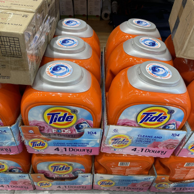 Viên Giặt Tide Pods 4in1 Downy April Fresh 104 viên 2.7kg Hàng Nhập Mỹ