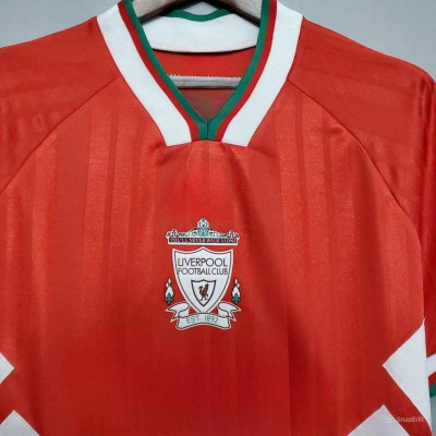 Áo Bóng Đá Retro Liverpool 1993 - Sân Nhà bản cao cấp vải Cotton Polyester
