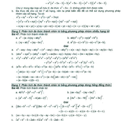 Hướng Dẫn Giải 500 Bài Toán Cơ Bản Và Nâng Cao Đại Số 8