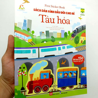 First Sticker Book - Sách Dán Hình Đầu Đời Cho Bé - Tàu Hỏa