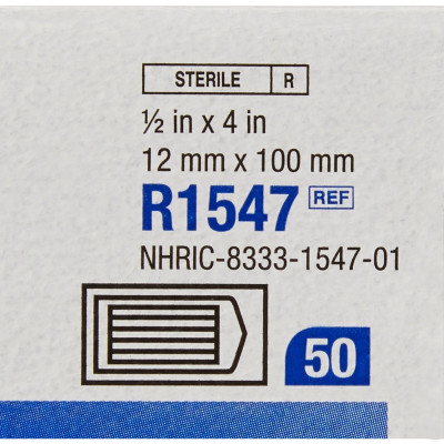 Vỉ 6 miếng dán thay chỉ khâu da 3M Steri-strip™ R1547 – 12mm x 100mm | Sản xuất tại Mỹ