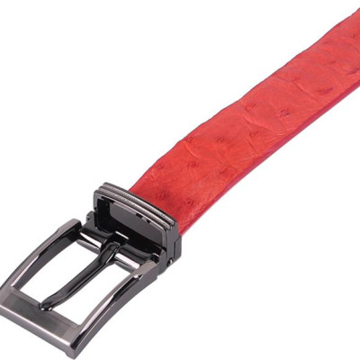 Thắt Lưng Nữ Da Đà Điểu Da Hột Huy Hoàng HT5425 - Đỏ