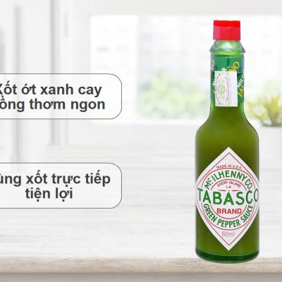 Sốt ớt xanh hiệu Tabasco 60ml