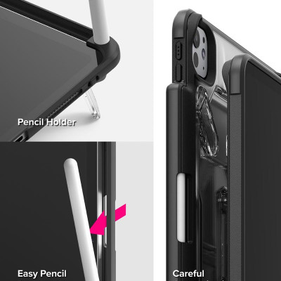 Ốp lưng cho iPad Pro 13" M4 / Pro 11″ M4 / Air 6 13" M3/M2 / Air 6 11" M3/M2 / Air 5 / Air 4 RINGKE Fusion Sketch Stand - Hàng Chính Hãng