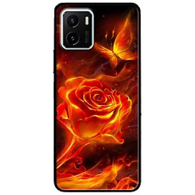 Ốp lưng dành cho Vivo V23 5G / S12 - Vivo Y15s / Y15A - Hoa Hồng Lửa