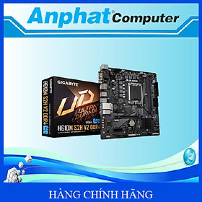 Mainboard Gigabyte H610M S2H V2 DDR4 Socket LGA1700 - Hàng Chính Hãng 