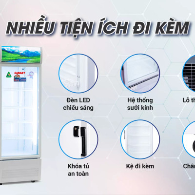 Tủ mát Sanaky VH-5089K3 480 lít - Hàng chính hãng (chỉ giao HCM)