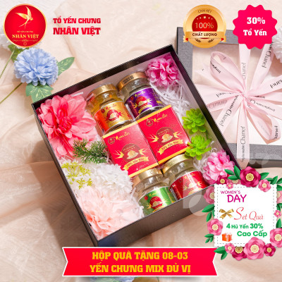 Quà tặng Quốc tế Phụ nữ 8/3 Yến sào Nhân Việt - MẪU 02