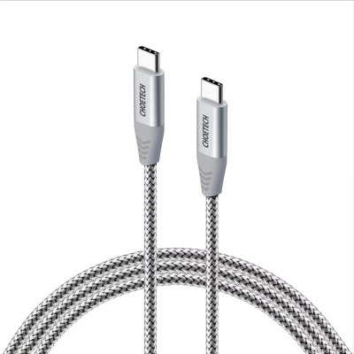 Bộ Củ Sạc Nhanh CHOETECH 38W PD5002 Và Cáp Type C to C 60W Dài 1.8M CC0005-SR Cho iPhone 15, iP16, Cho Samsung- Hàng Chính Hãng