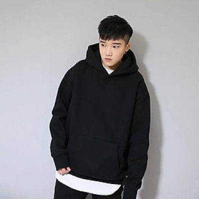 Áo Hoodie BASIC màu trơn Áo nỉ có mũ unisex nam nữ full size M L XL XXL