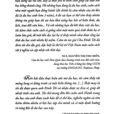 Hành Trang Du Học - (Tái Bản 2021)